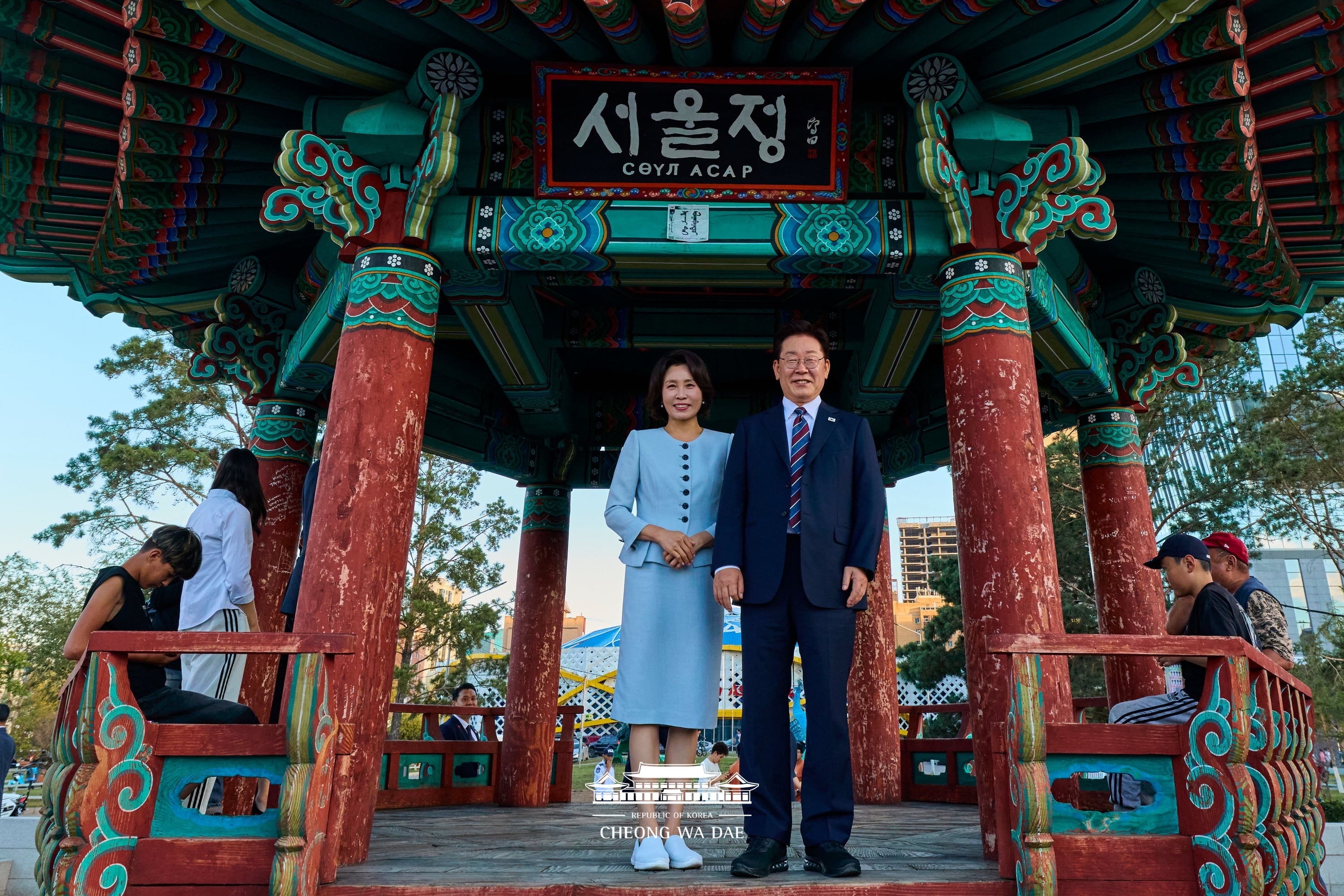 Visit to Seoul Street, in Ulaanbaatar, Mongolia