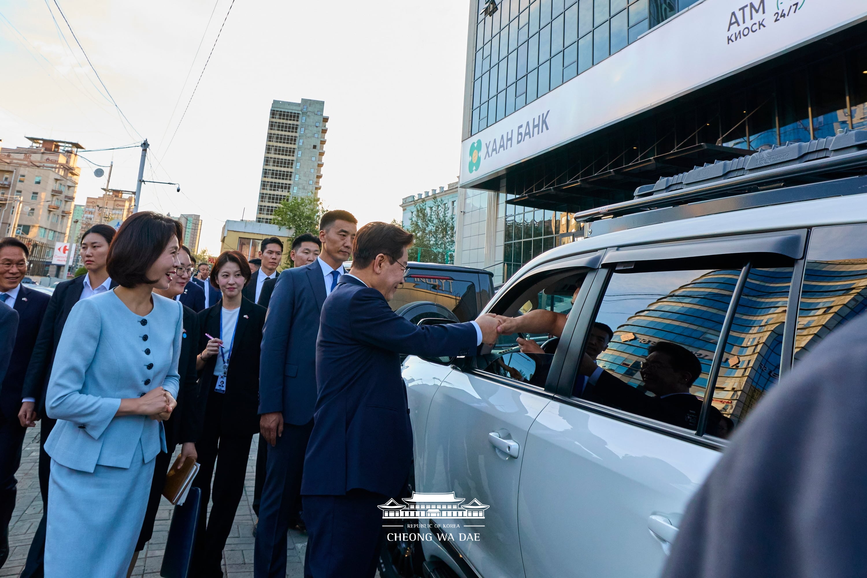 Visit to Seoul Street, in Ulaanbaatar, Mongolia