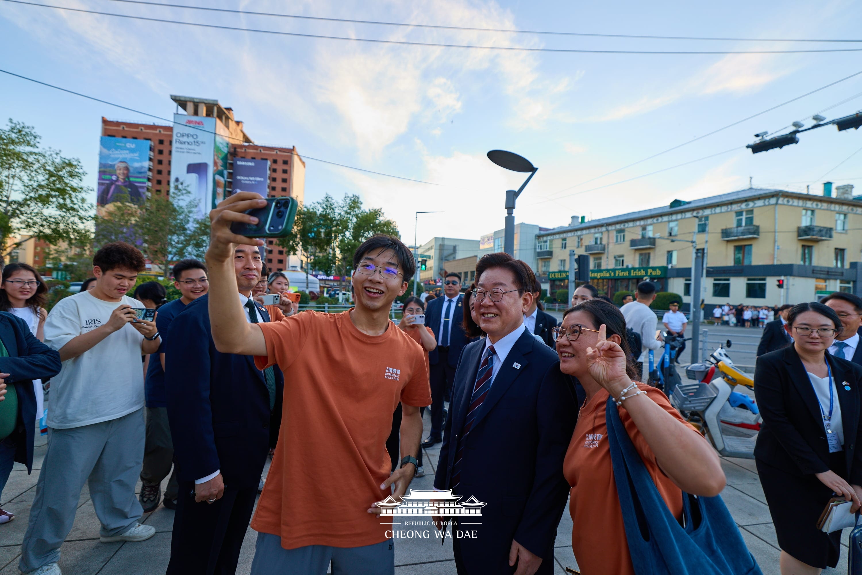 Visit to Seoul Street, in Ulaanbaatar, Mongolia
