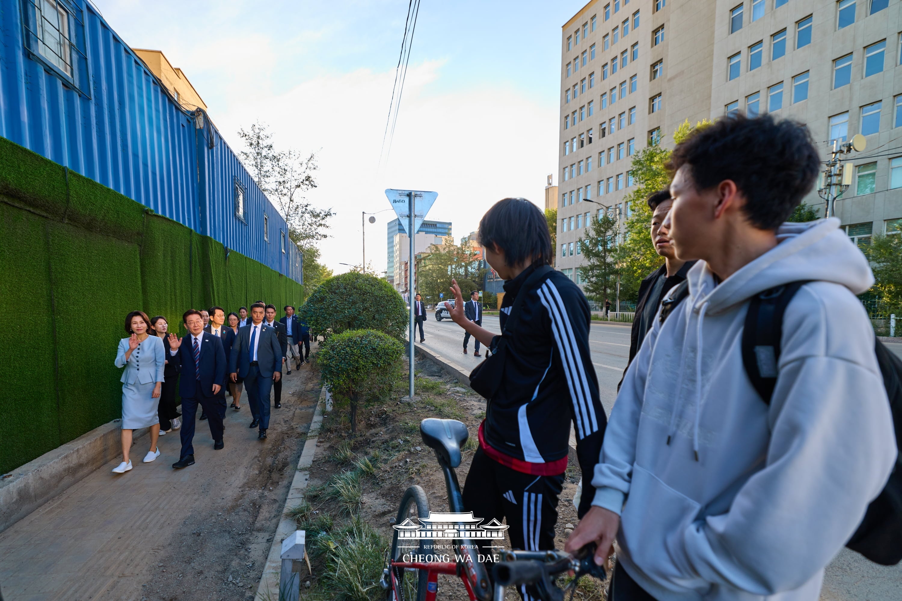 Visit to Seoul Street, in Ulaanbaatar, Mongolia