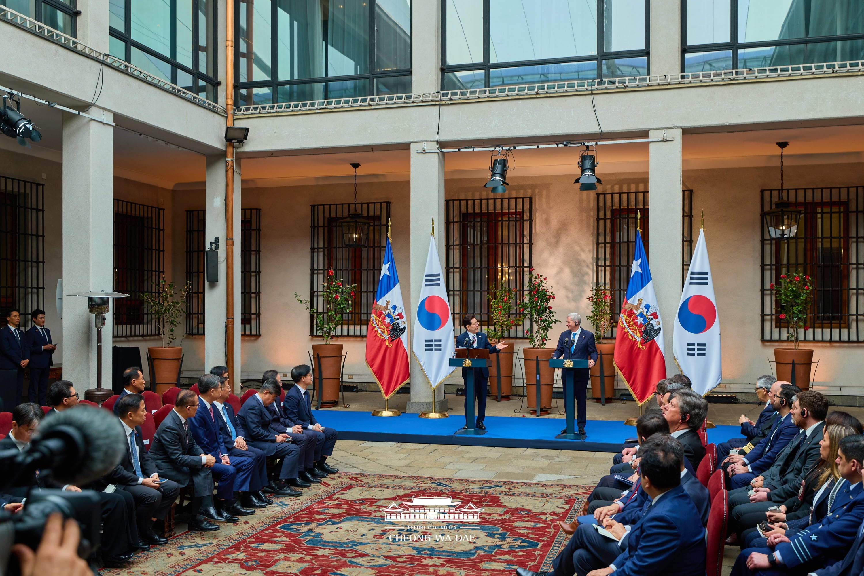 Press Statement by President Lee Jae Myung on the occasion of the Summit between the Republic of Korea and the Republic of Chile July 30, 2026 Santiago, Chile