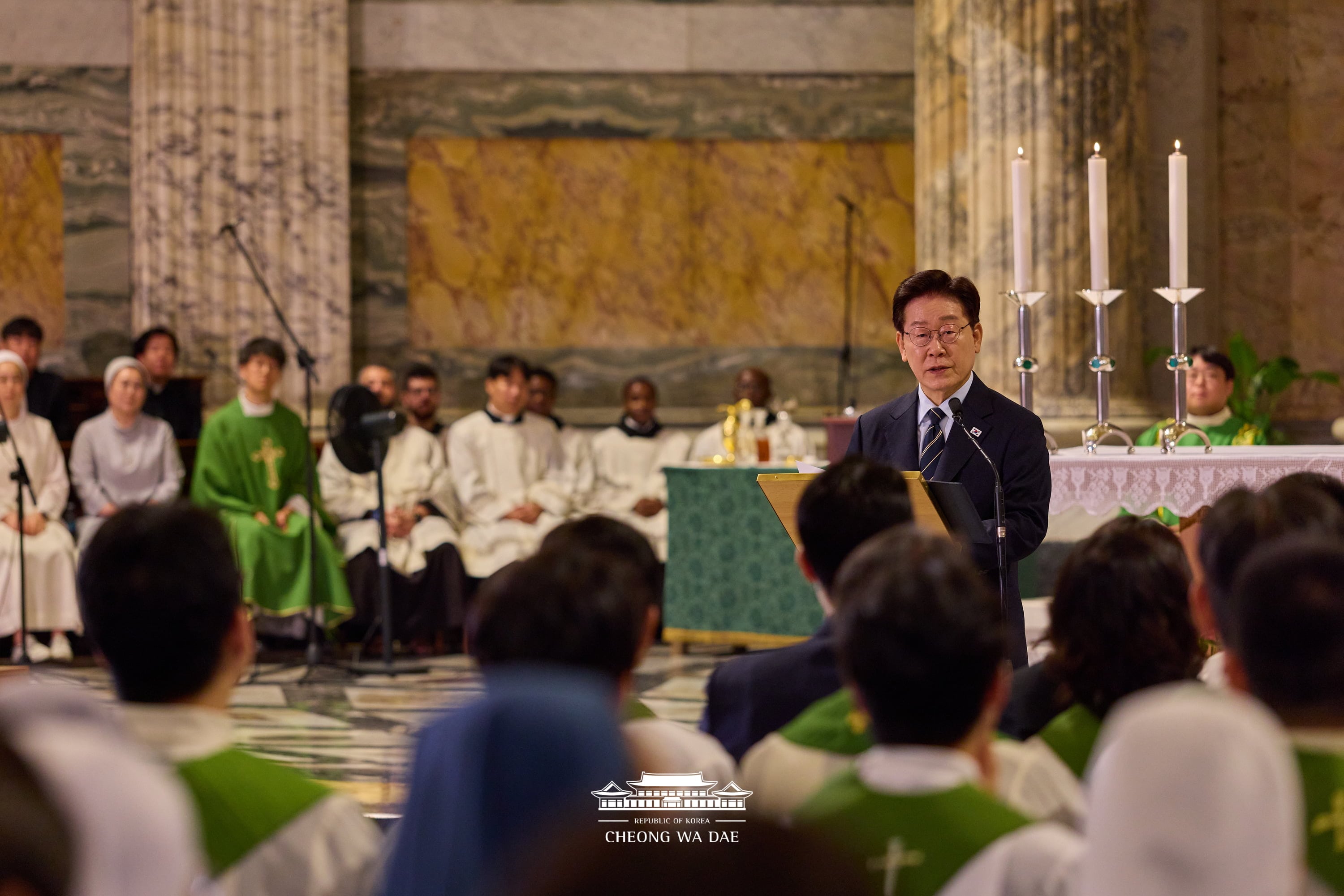 Commemorative Address by President Lee Jae Myung at the Special Mass for the Peace and Solidarity